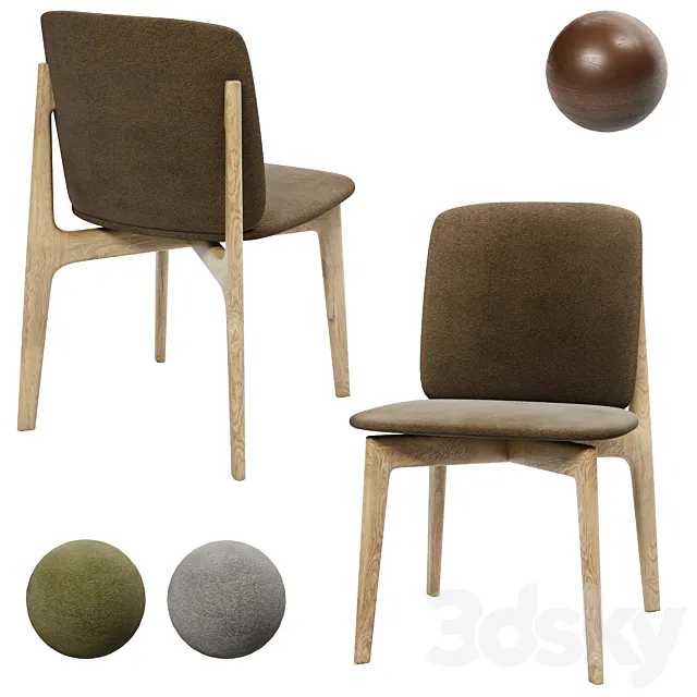 Egadi 01 chair by Very Wood 3ds Max