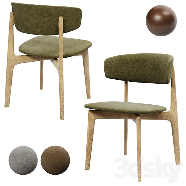 Egadi 21 chair by Very Wood 3ds Max