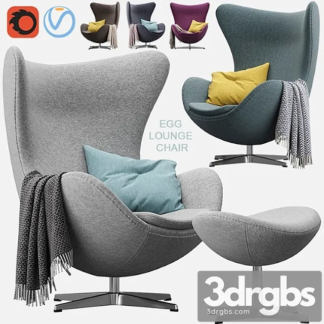 Egg lounge chair 2 3dsmax Download