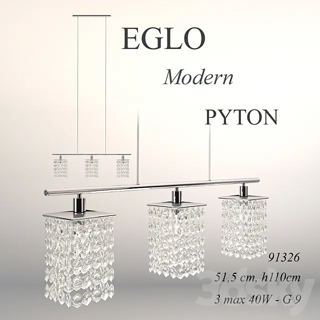 Eglo _ Pyton 85329 3DS Max Model