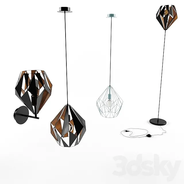 Eglo CARLTON 1 (vintage) 3ds Max