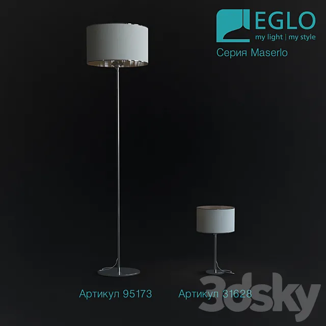 Eglo Maserlo 95173 Lamp Table Lamp 31626 3DSMax File