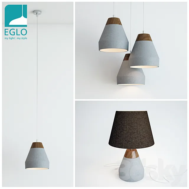 EGLO TAREGA SET 3DS Max Model