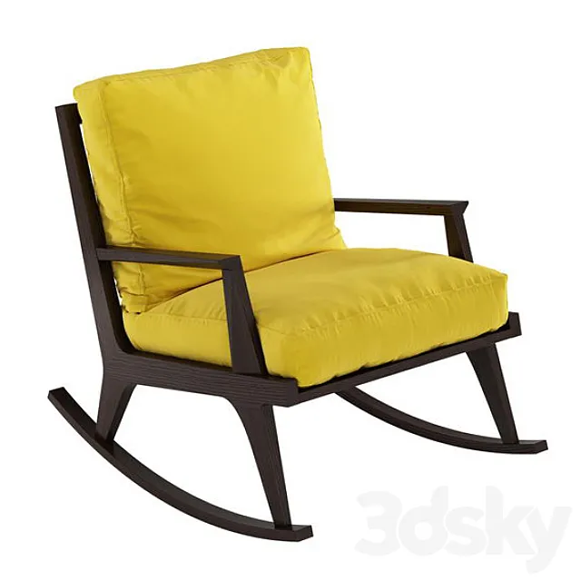 EGO ROCKING CHAIR (Potocco Italy) 3DS Max Model