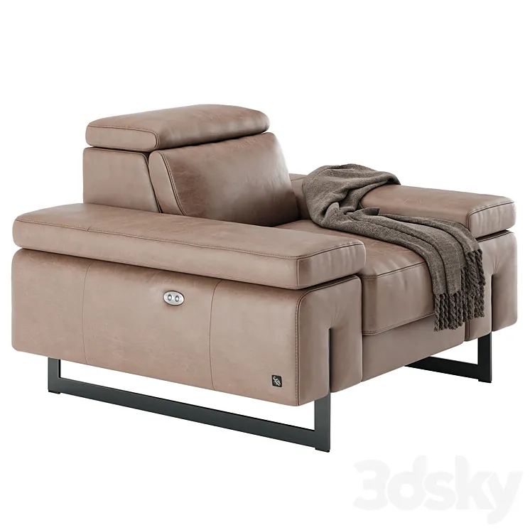 Egoitaliano CANDICE armchair 3DS Max Model