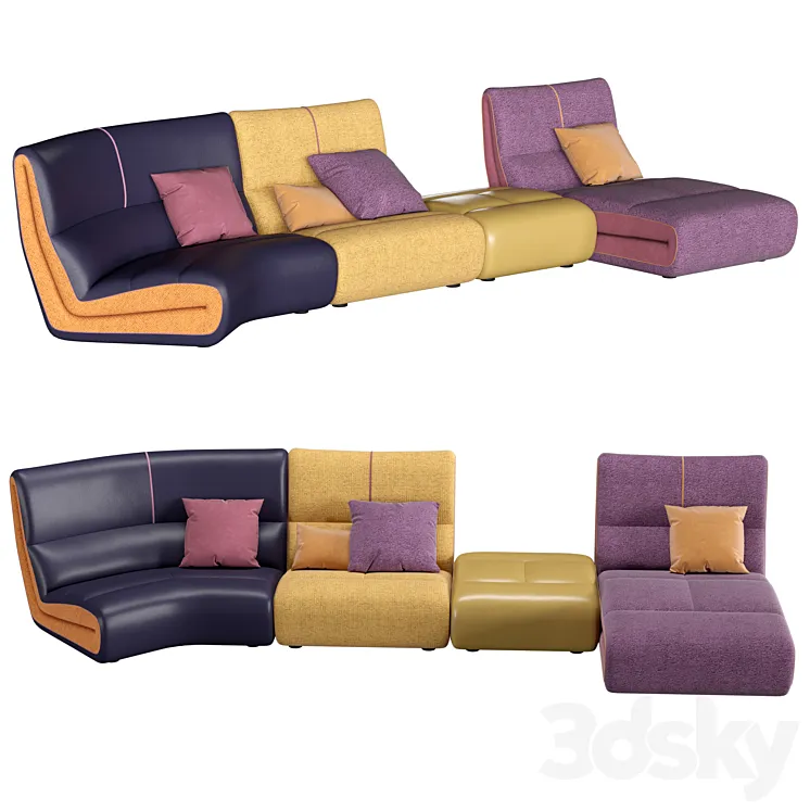 Egoitaliano Pongo sofa 3DS Max Model