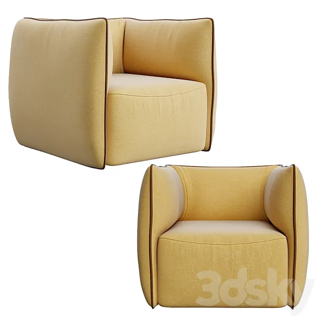 Egoitaliano_LUDO_Armchair 3ds Max