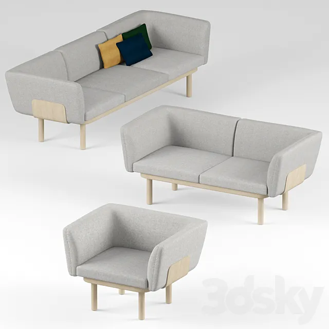 Egon Sofa 3DS Max Model
