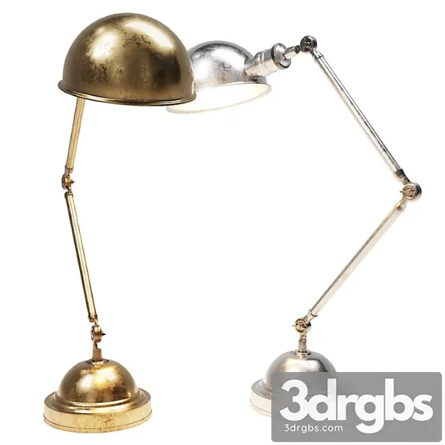 Eichholtz 101403 desk lamp soho antique brass finish