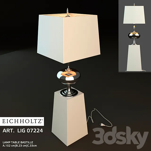 Eichholtz _ Bastill 3DS Max Model