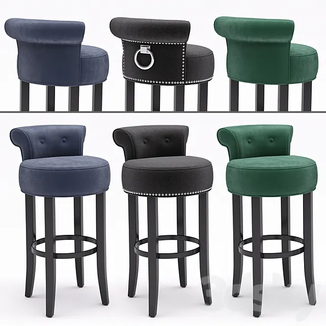 Eichholtz Bar Stool Sophia Loren 3ds Max