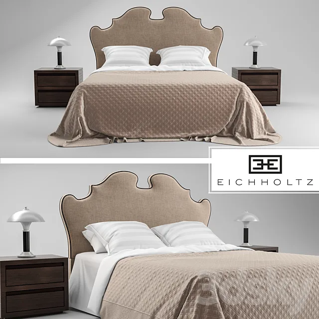 EICHHOLTZ bed BOUDOIR 3ds Max