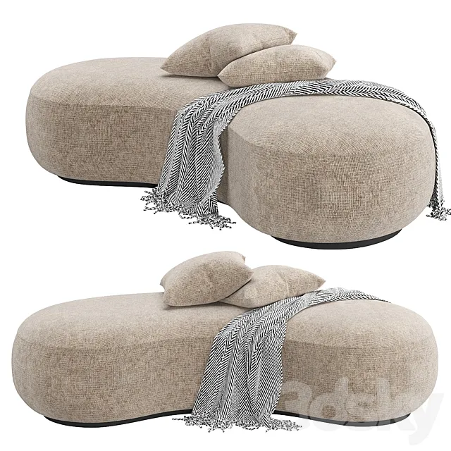 Eichholtz Bench Björn Lyssa sand 3ds Max