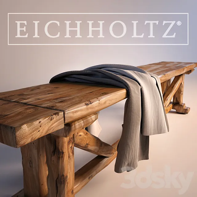 Eichholtz Bench Particulier 3DSMax File