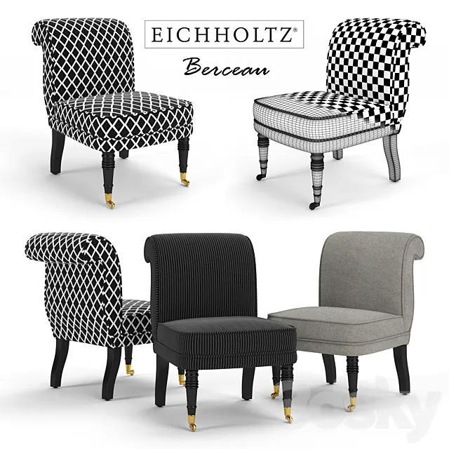 Eichholtz Berceau armchair 3DS Max Model