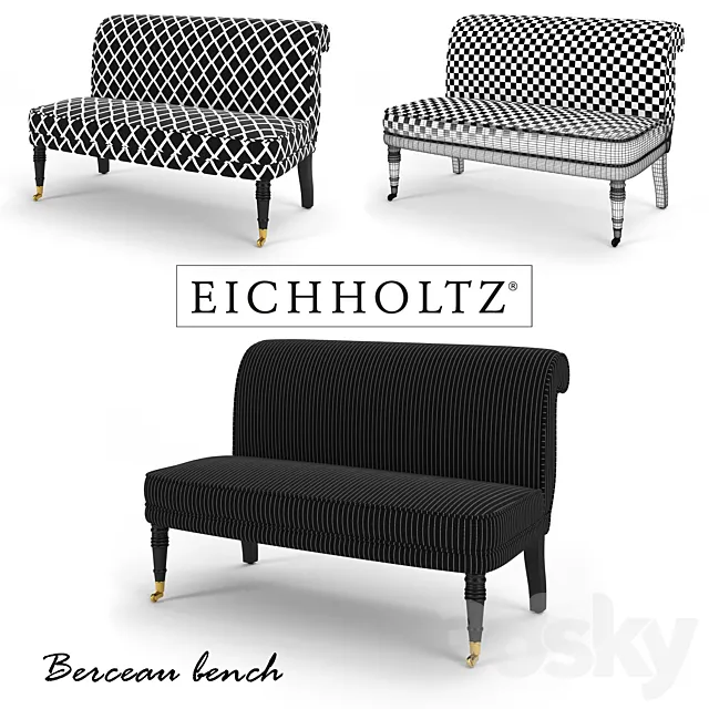 Eichholtz Berceau bench 3ds Max