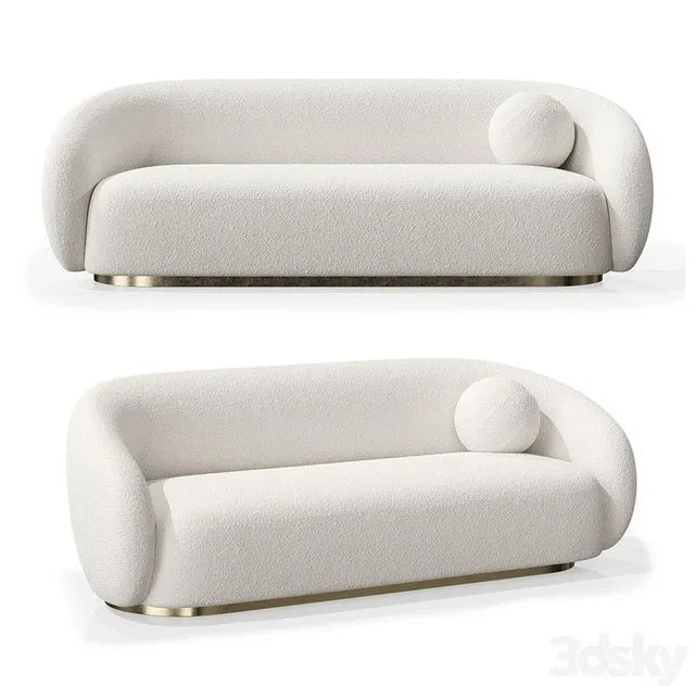 Eichholtz brice sofa (white) 3dsMax Model