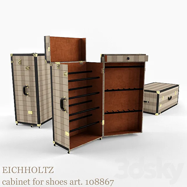 Eichholtz cabinet for choes (cabinet for shoes) art 108867 3DSMax File