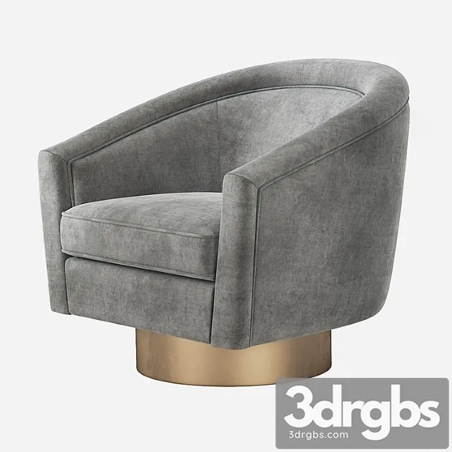 Eichholtz catene swivel barrel chair