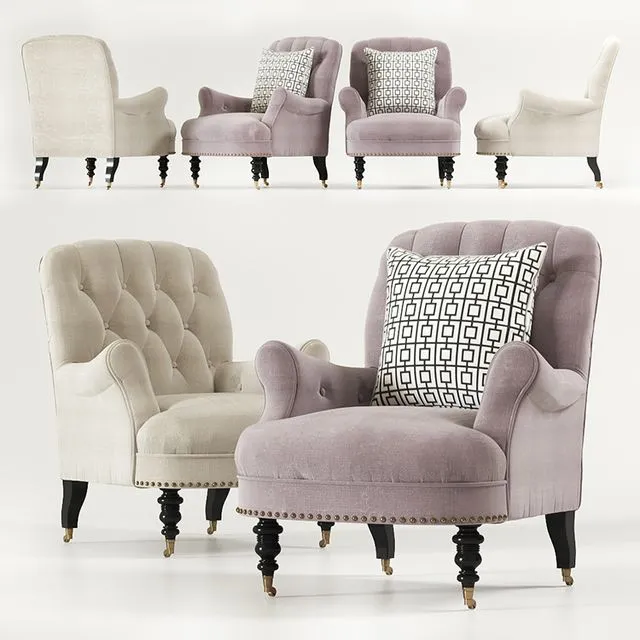 Eichholtz Chair Barrington 3dsMax Model
