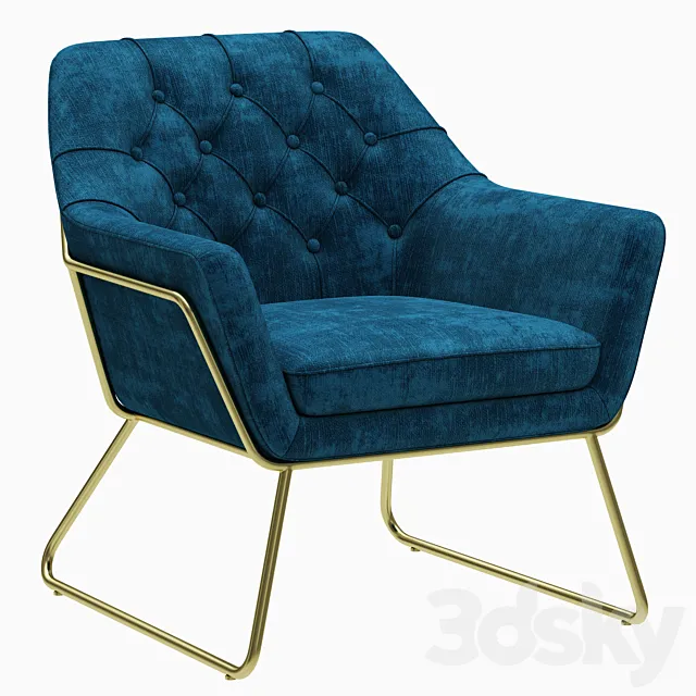 Eichholtz chair court 3ds Max