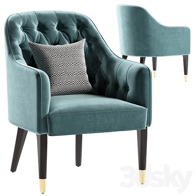 Eichholtz chair cyrus 3DS Max Model