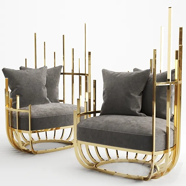 Eichholtz chair santorini 3ds Max