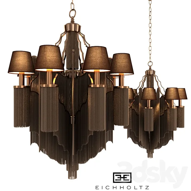 Eichholtz – Chandelier Fringe L 3DS Max Model