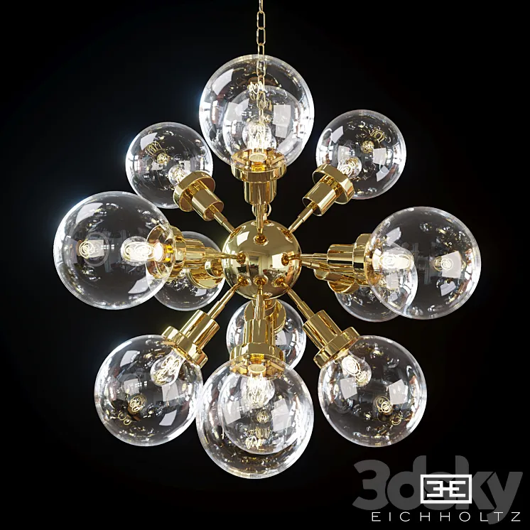 Eichholtz Chandelier Ludlow 3DS Max