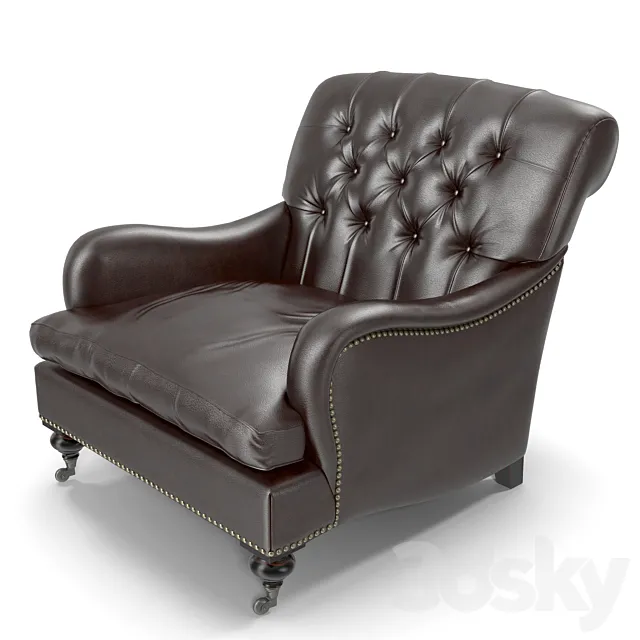 Eichholtz Club Chair Caledonian 3ds Max