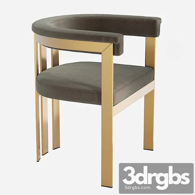 Eichholtz clubhouse dining chair 2 3dsmax Download