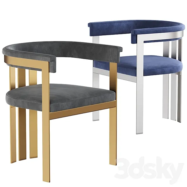 Eichholtz Clubhouse Dining Chair 3ds Max