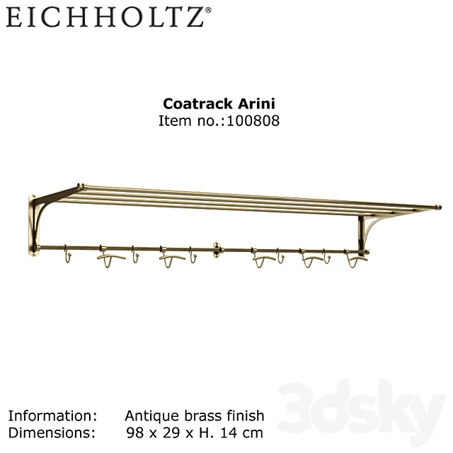 Eichholtz Coatrack Arini No100808 3ds Max