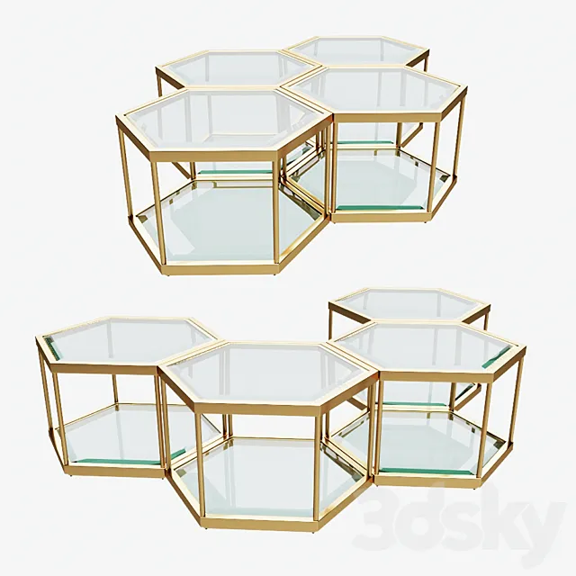 Eichholtz Coffee Table Sax 3ds Max
