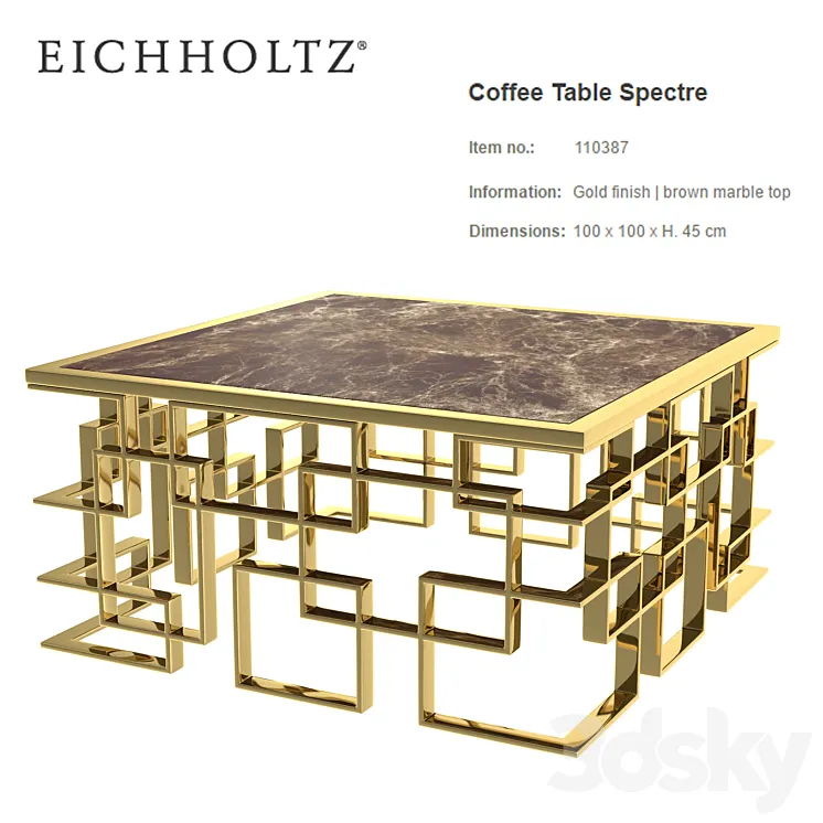 Eichholtz Coffee Table Spectre 3DS Max