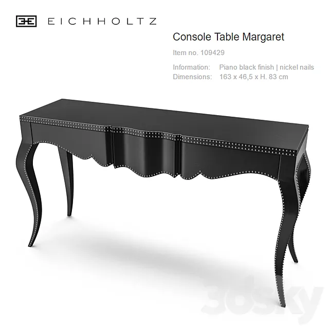 Eichholtz Console Table Margaret 3DS Max Model