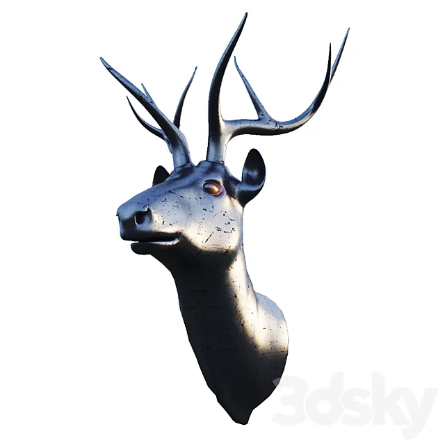 Eichholtz deer wall decor 3ds Max