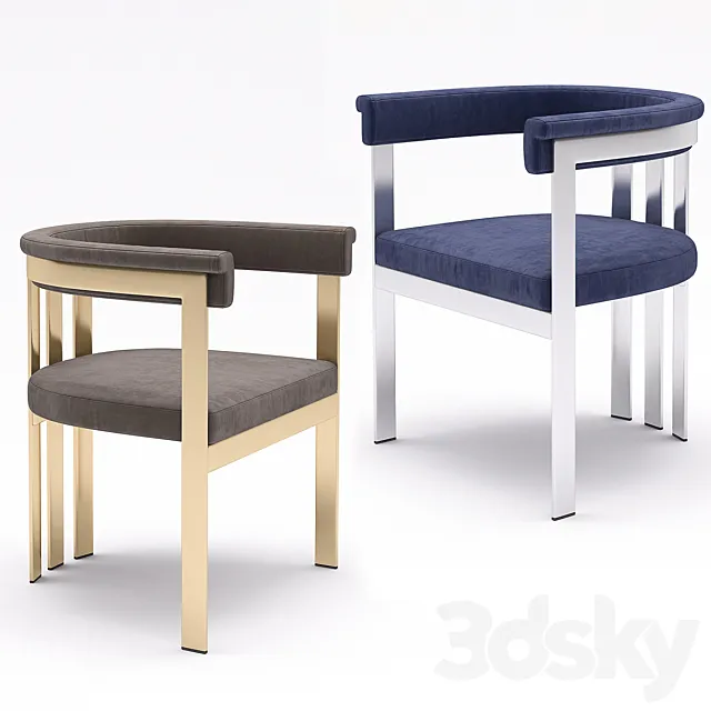 Eichholtz Dining Chair Clubhouse 3DS Max Model