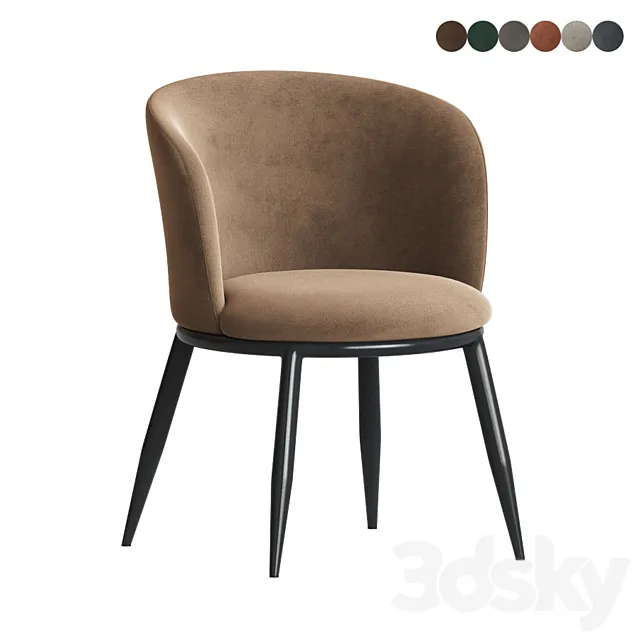 Eichholtz Dining Chair Filmore 3ds Max