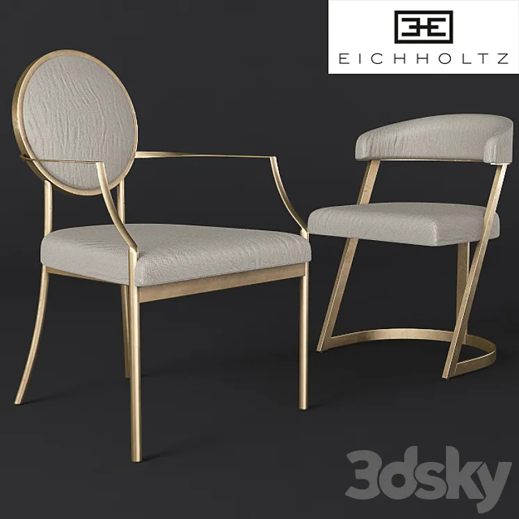 eichholtz-dining chairs 3DS Max