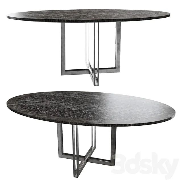 Eichholtz DINING TABLE MELCHIOR OVAL 3DS Max Model