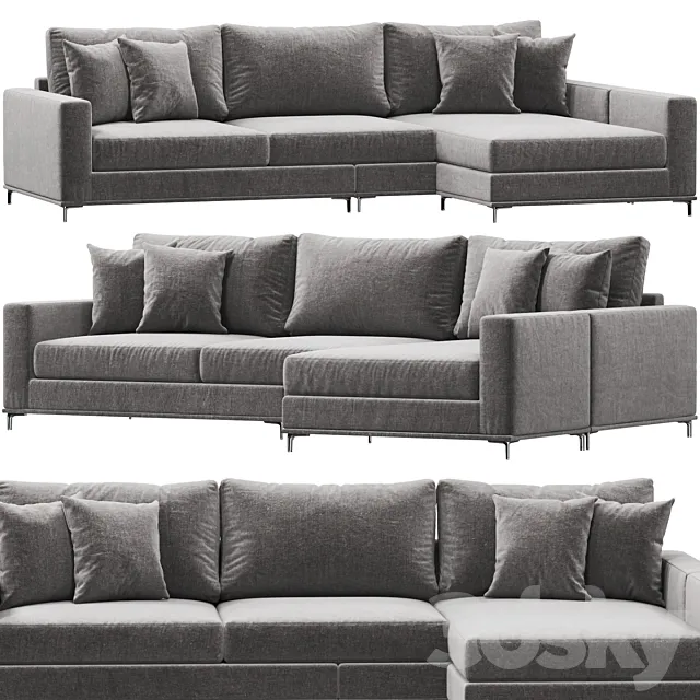 Eichholtz Feraud Lounge sofa 3DS Max Model
