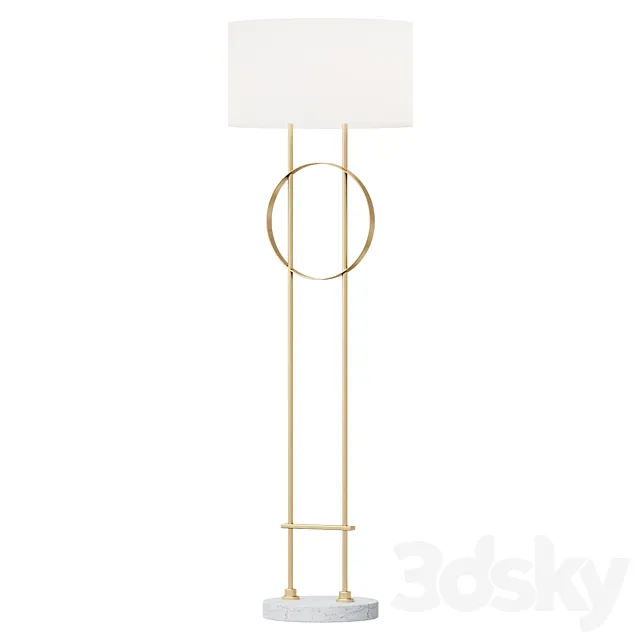 Eichholtz FLOOR LAMP KAISER floor lamp floor lamp 3DS Max Model