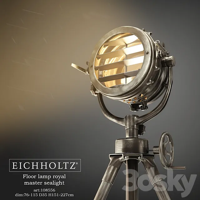 EICHHOLTZ Floor lamp royal master sealight 3DSMax File