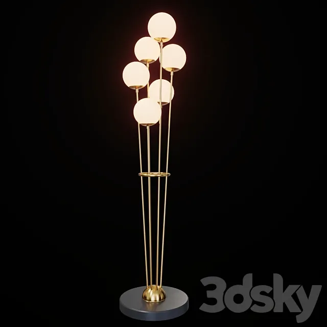 Eichholtz Floor Lamp Tortora 3ds Max