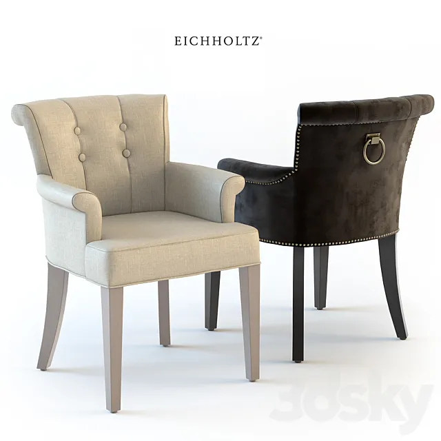 Eichholtz key largo arm Chair. 07635 3DSMax File