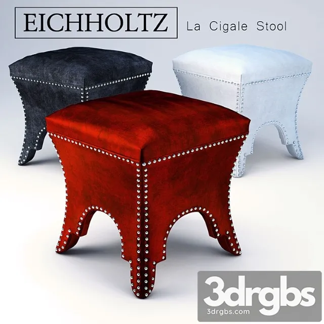 Eichholtz La Cigale Stool 3dsmax Download