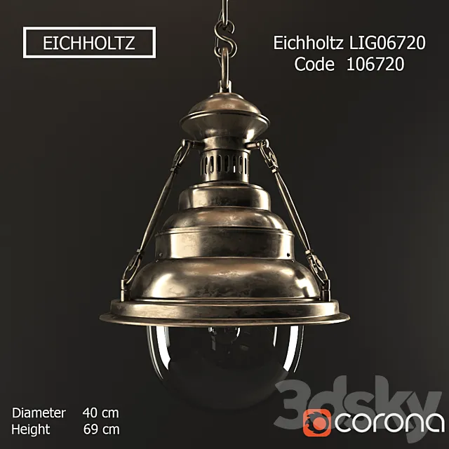 Eichholtz Lamp aquitaine 3DSMax File