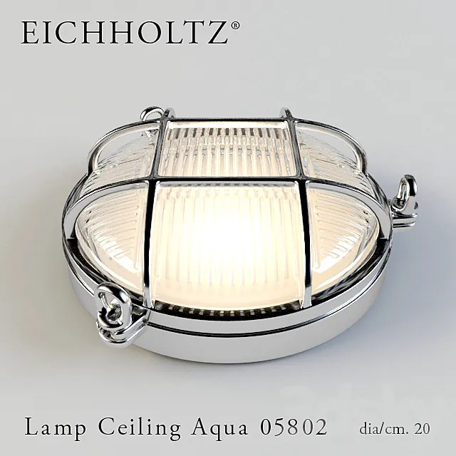Eichholtz Lamp Ceiling Aqua 05802 3DSMax File