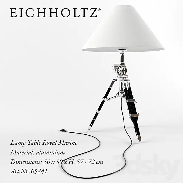 Eichholtz LampTable Royal Marine 3ds Max